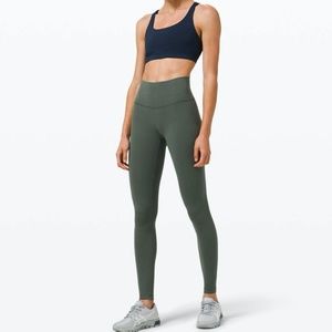 Lululemon Wunder Train High-Rise Tight 28" Smoked Spruce NWT